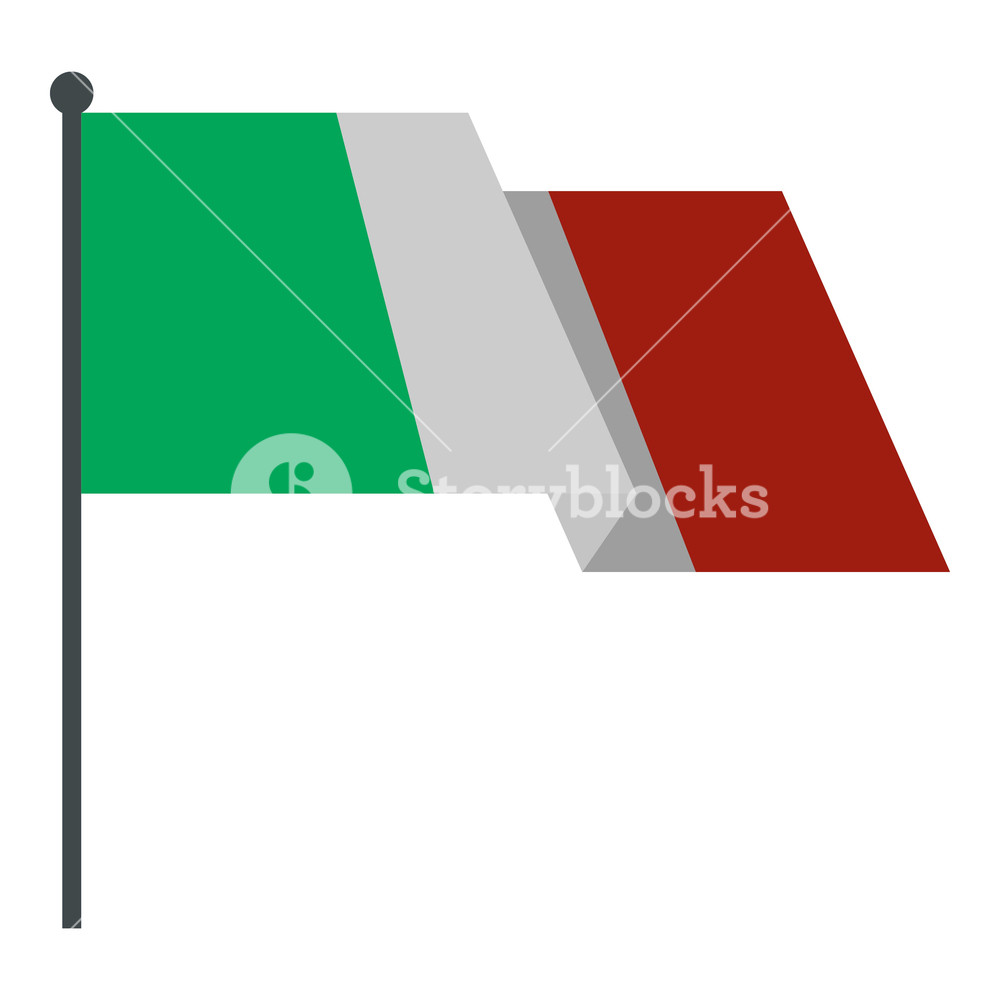 Italian Flag Icon Flat Illustration Of Italian Flag Vector Icon 1000x1000 Italian Flag Icon Flat Illustration Of Italian Flag Vector Icon