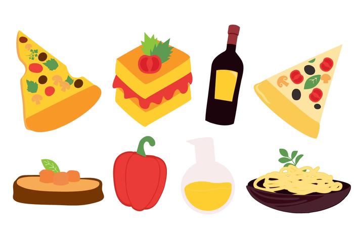 700x490 Italian Food Vector