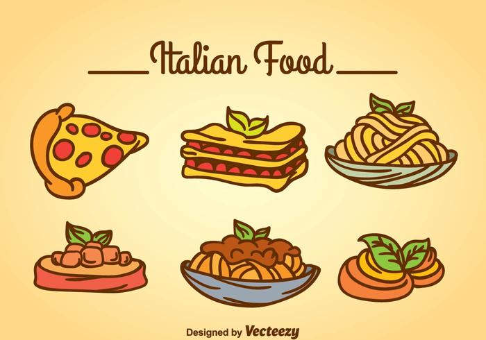 700x490 Italian Food Vector
