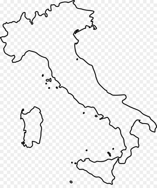 500x600 Regions Of Italy Blank Map Vector Map