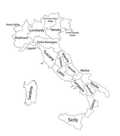 Italy Outline Vector at Vectorified.com | Collection of Italy Outline ...