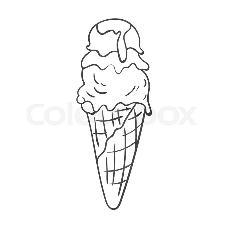 Italian Gelato Icon In Outline Style Stock Vector Colourbox 800x800 Italian Gelato Icon In Outline Style Stock Vector Colourbox