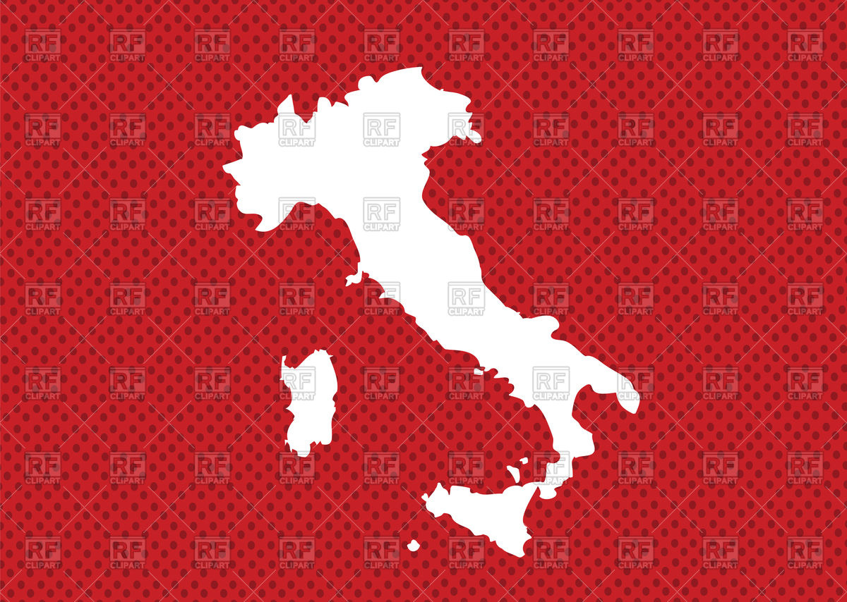 1200x854 Italy Map Silhouette Vector Image Of Signs, Symbols, Maps Tumdee