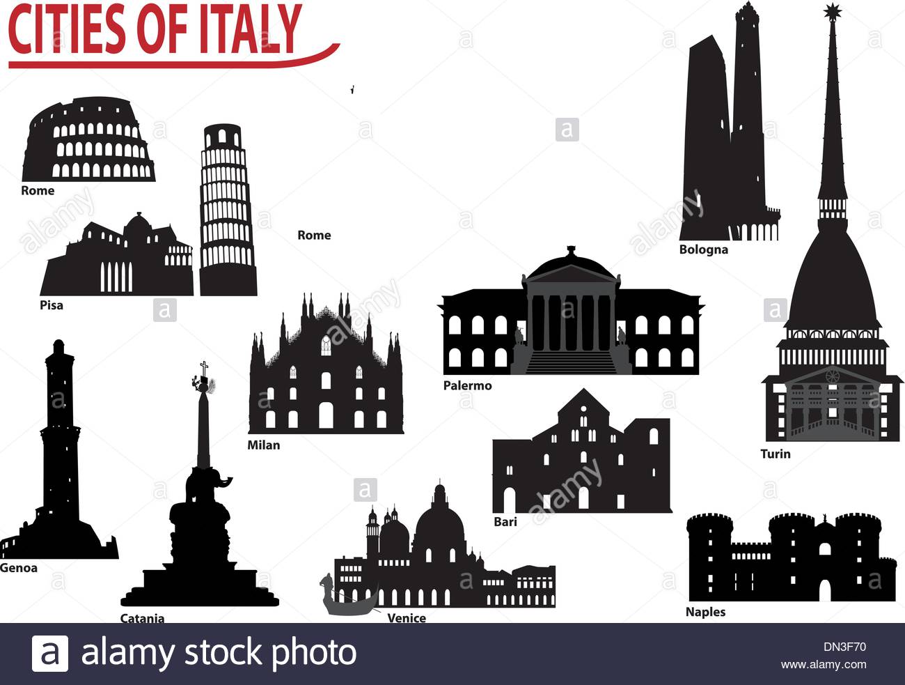1300x983 Collection Of 'italian Silhouette' Download More Than Images