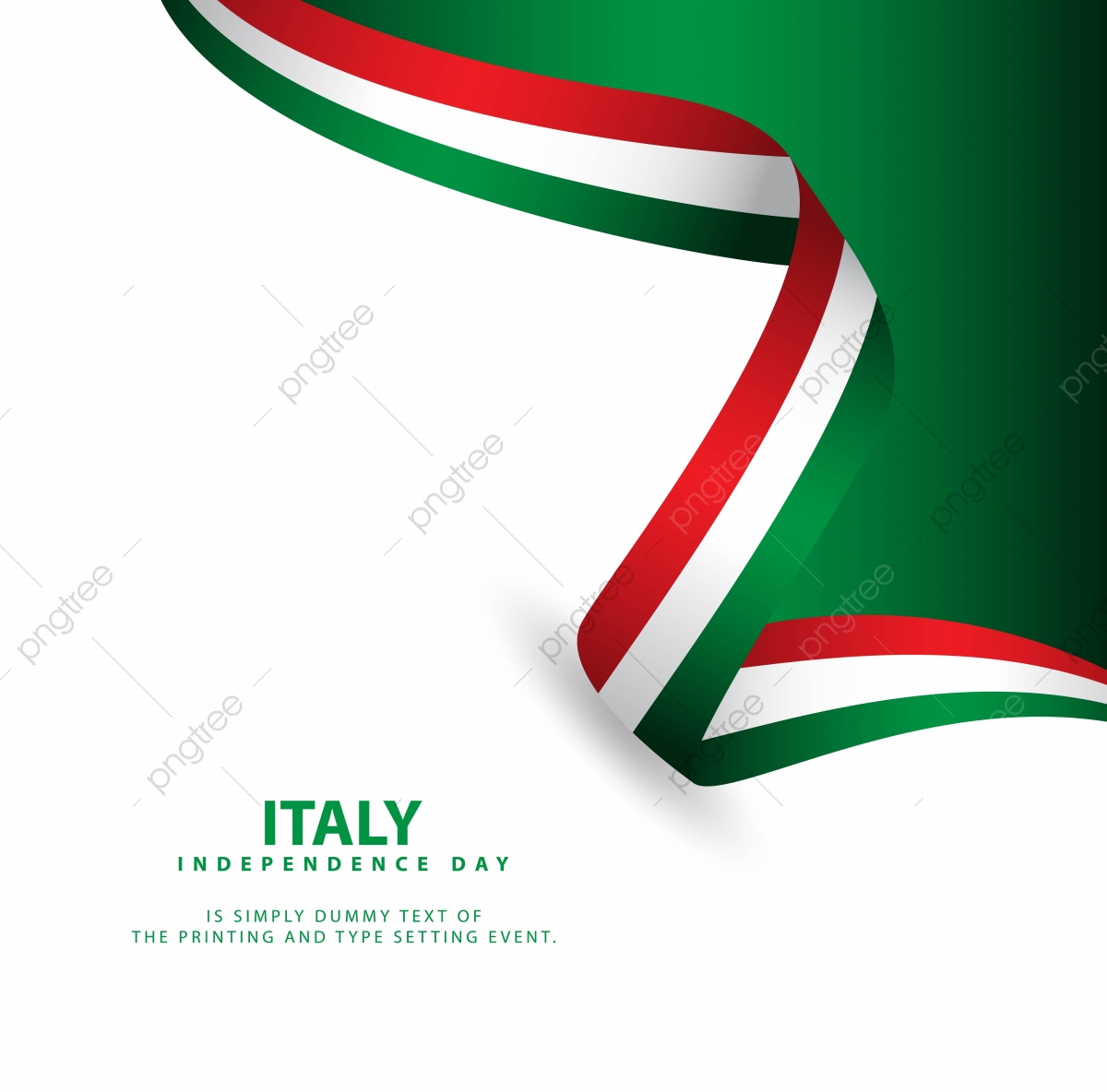 1200x1184 Italy Independence Day Vector Template Design Illustration, Italy