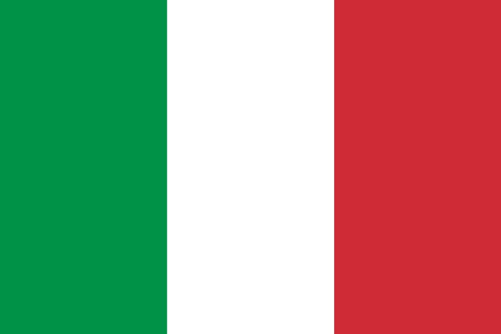 1000x667 Italy Flag Vector