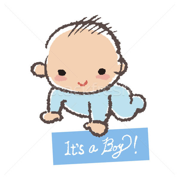Baby Shower Concept It's A Boy! Vector Illustration Kaori 600x600 Baby Shower Concept It's A Boy! Vector Illustration Kaori