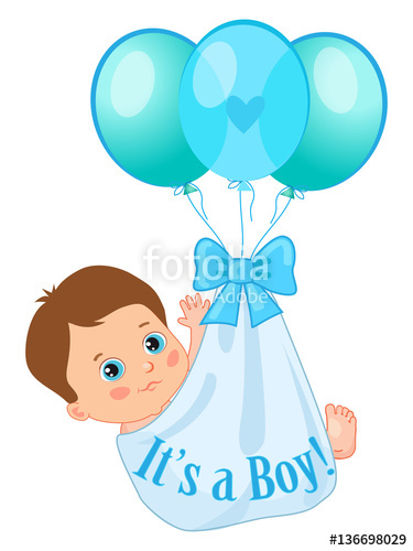 Cute Toddlers It's A Boy Vector Baby Boy Shower Invitation Card 375x500 Cute Toddlers It's A Boy Vector Baby Boy Shower Invitation Card