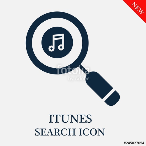 500x500 Itunes Search Icon Stock Image And Royalty Free Vector