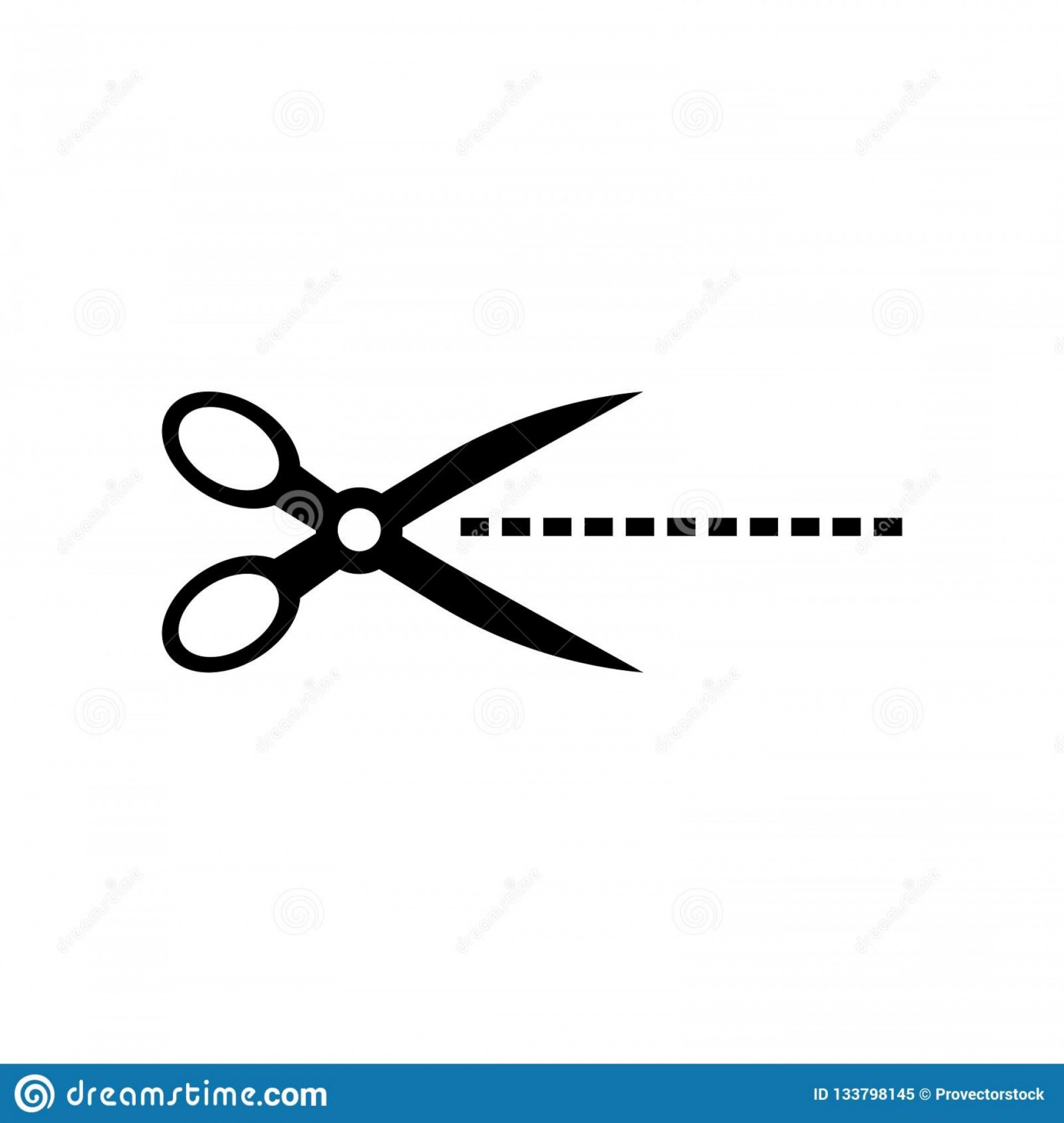 2304x2431 Cut Here Icon Vector Isolated White Background Sign Transparent