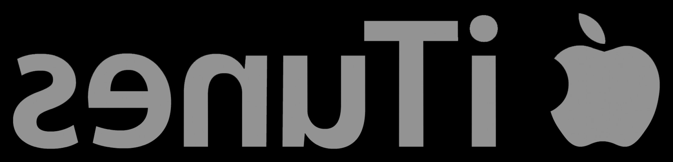 2221x536 White Itunes Logo Vector Hoodamathrun