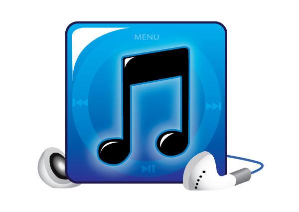 Music Icon Vector Itunes Like 600x425 Music Icon Vector Itunes Like