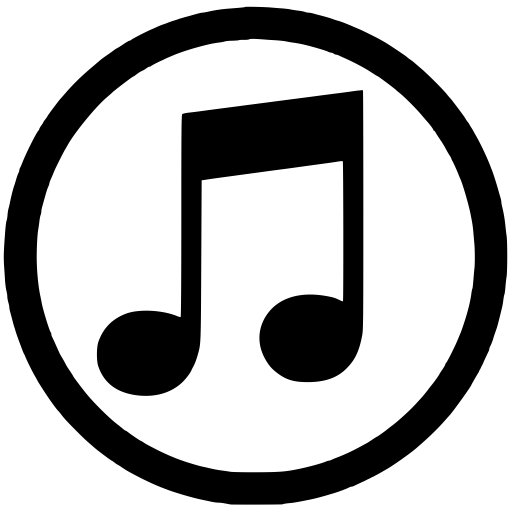 Black Itunes Logo 512x512 Black Itunes Logo