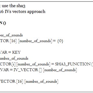 Pseudocode For Using To Generate One Iv Vector Algorithm 320x320 Pseudocode For Using To Generate One Iv Vector Algorithm