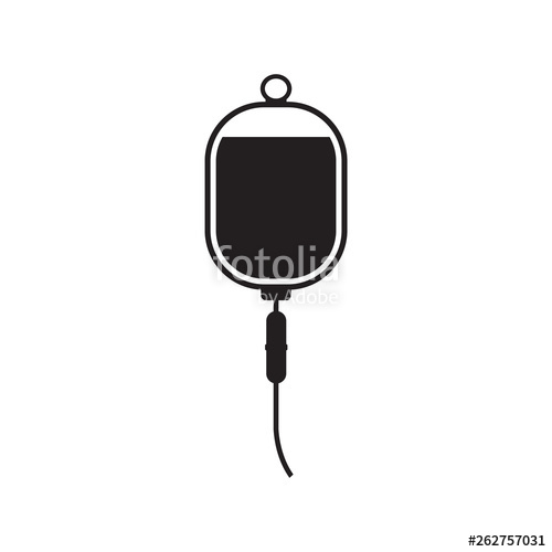 Iv Drip Bag Icon Vector Illustration Stock Image And Royalty 500x500 Iv Drip Bag Icon Vector Illustration Stock Image And Royalty