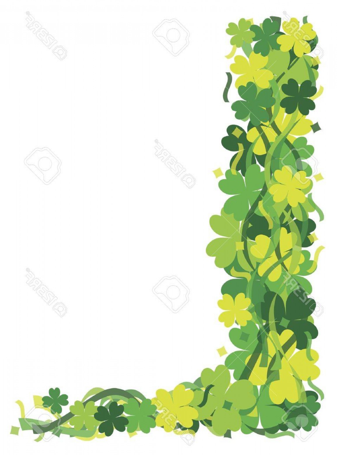 1156x1560 Photost Patricks Day Irish Lucky Four Leaf Clover With Confetti