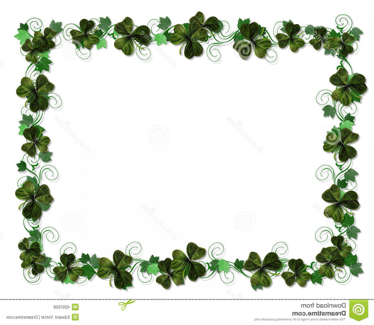 1560x1356 Royalty Free Stock Photos Irish Border Ivy Shamrocks Image Soidergi