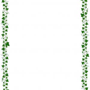 300x300 Vector Illustration Ivy Leaves Vine Border Ivy Leaves Vines Border
