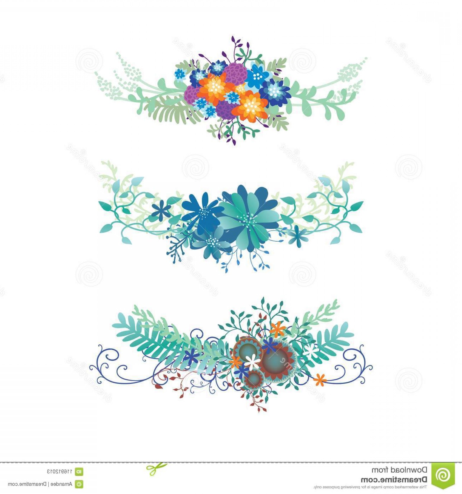 1560x1668 Flower Border Vector Ivy Vines Ferns Curl Flourishes Pretty Floral