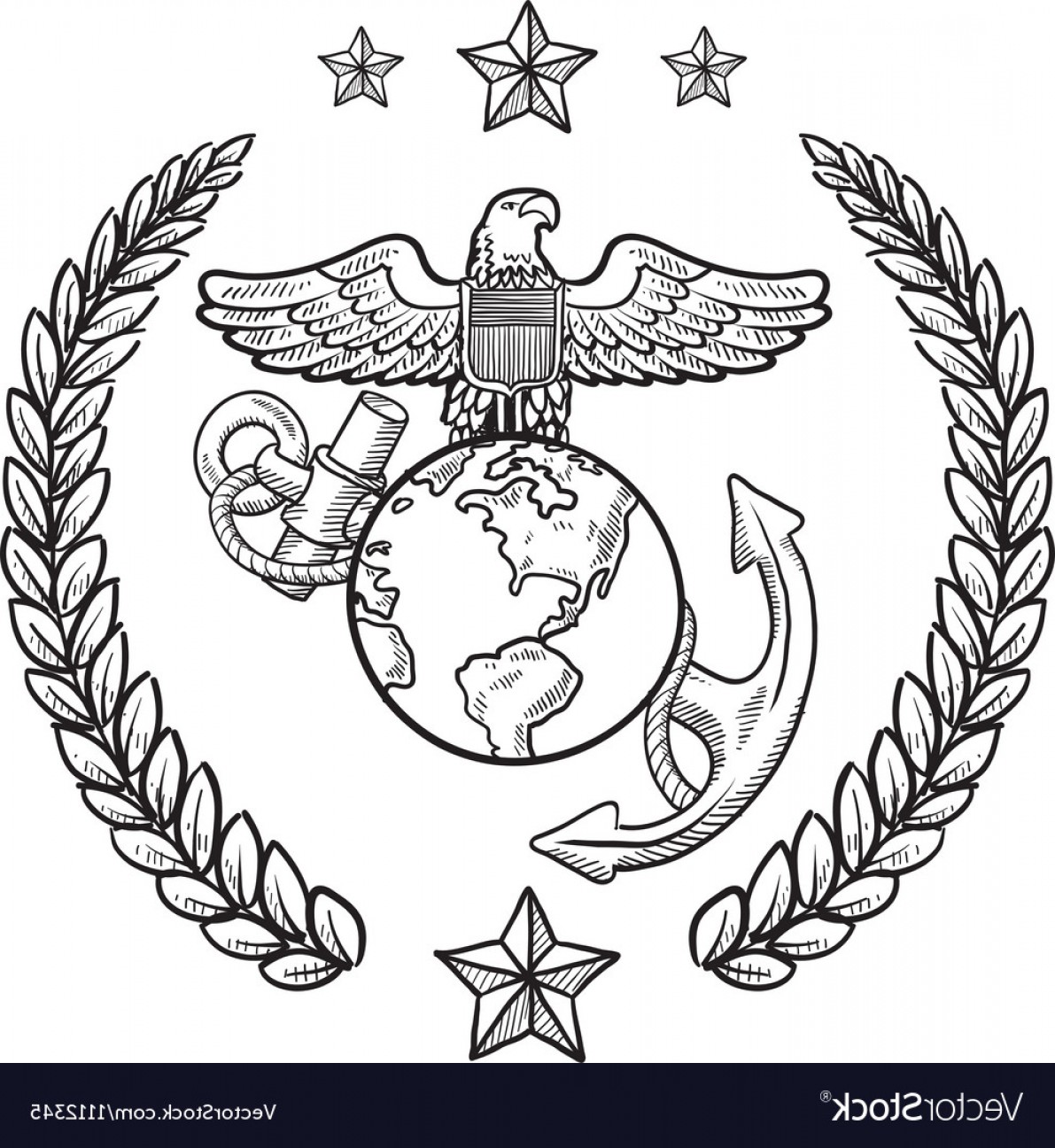 1191x1296 Vector Drawings Of Marines Wallkeeper