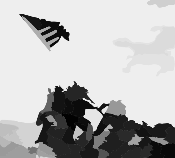 600x543 Flag Raising On Iwo Jima Clip Art