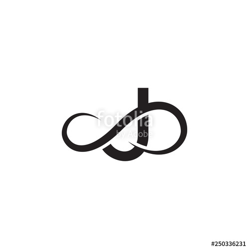 500x500 Infinity Letter J Logo Vector Stock Image And Royalty Free Vector