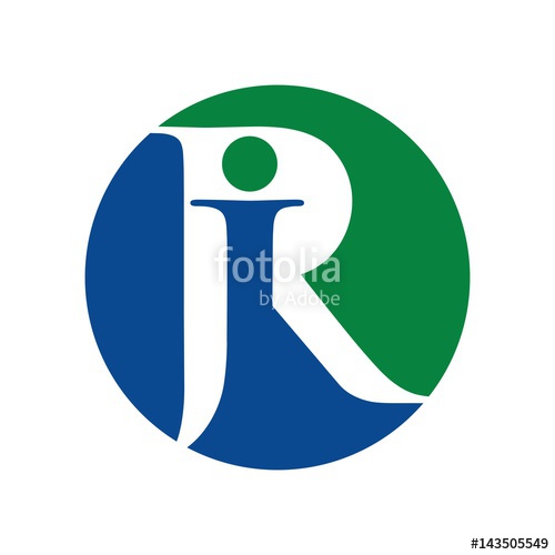 500x500 R And J Logo Vector Stock Image And Royalty Free Vector