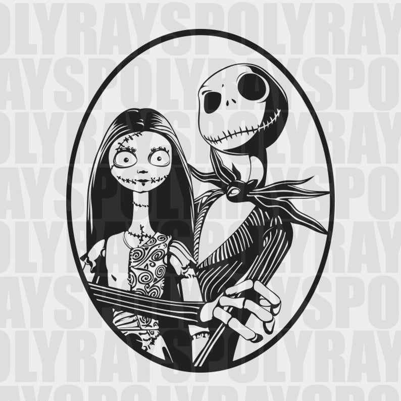 794x794 Jack And Sally Jack Skellington Sally Png Etsy. 