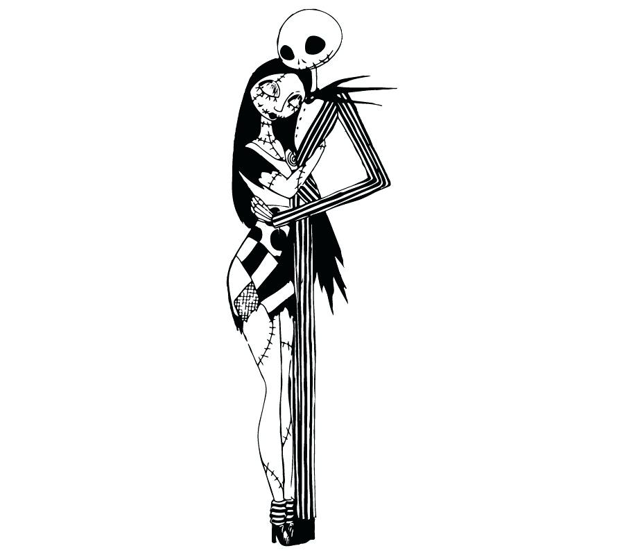 900x800 Jack Skellington Drawing
