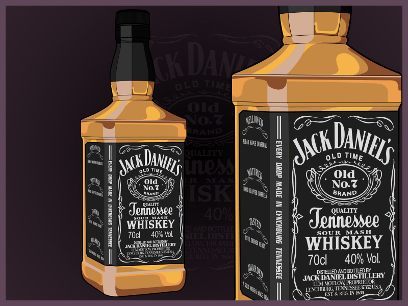 Download Jack Daniels Bottle Vector at Vectorified.com | Collection ...