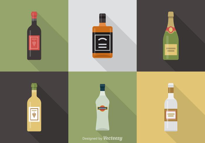 700x490 Alcoholic Beverages Vector Icons