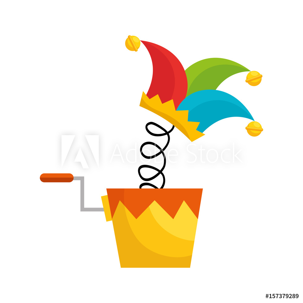 1000x1000 Photo Art Print Jack In The Box Vector Icon Illustration Graphic