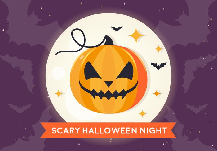 Jack O Lantern Vector Illustration 700x490 Jack O Lantern Vector Illustration