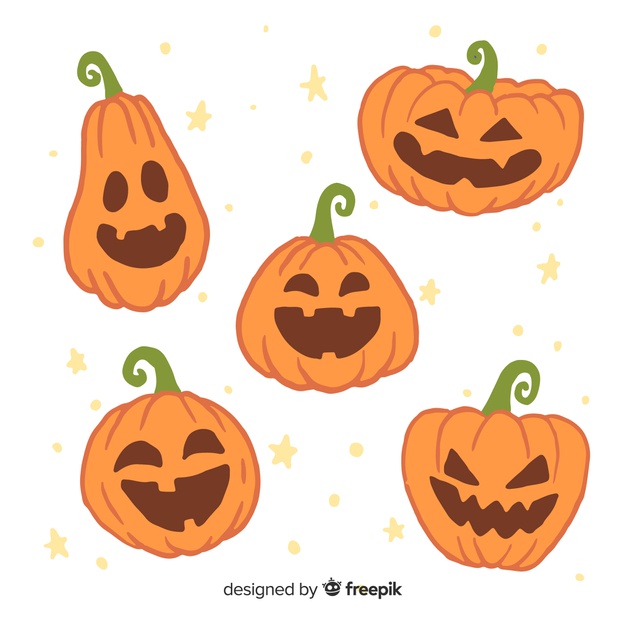Jack O Lantern Cute Pale Pumpkin For Halloween Vector Free Download 626x626 Jack O Lantern Cute Pale Pumpkin For Halloween Vector Free Download