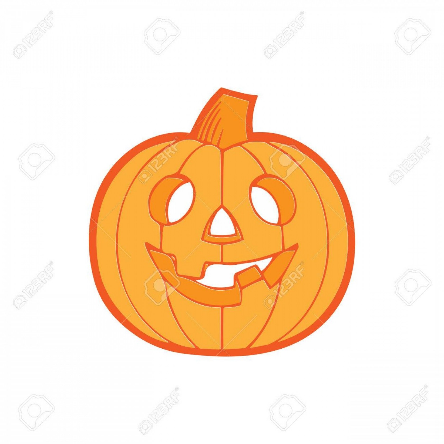 Photostock Vector Halloween Decoration Jack O Lantern Silhouette 1872x1872 Photostock Vector Halloween Decoration Jack O Lantern Silhouette