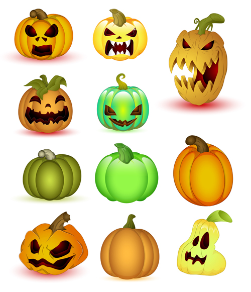 Halloween Jack O Lantern Vector Set Free Download 500x581 Halloween Jack O Lantern Vector Set Free Download