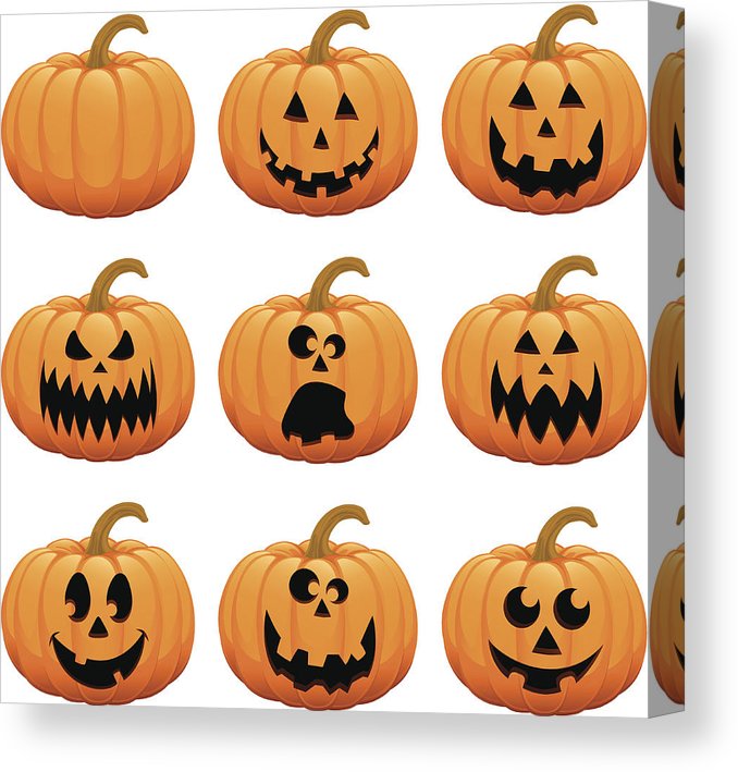 Halloween Pumpkin Jack O' Lantern Vector Illustration Collection 678x709 Halloween Pumpkin Jack O' Lantern Vector Illustration Collection