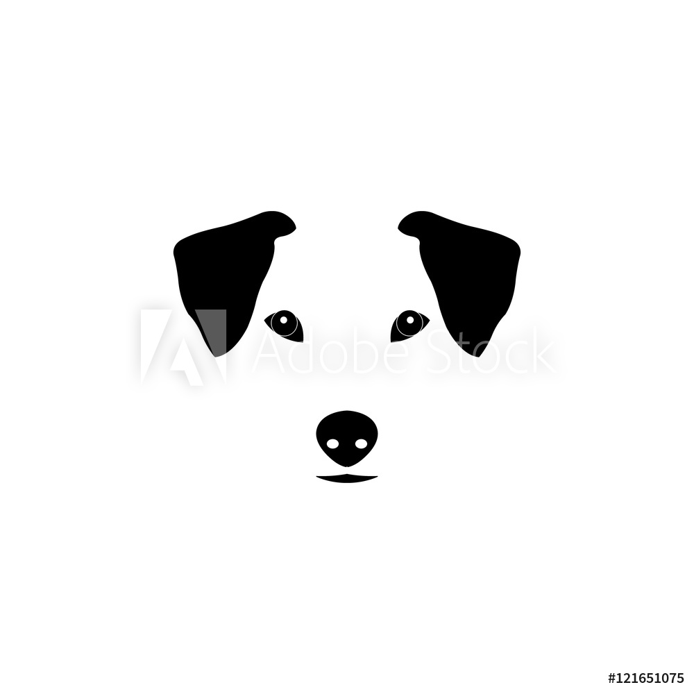 1000x1000 Photo Art Print Jack Russell Terrier Dog Vector Illustration