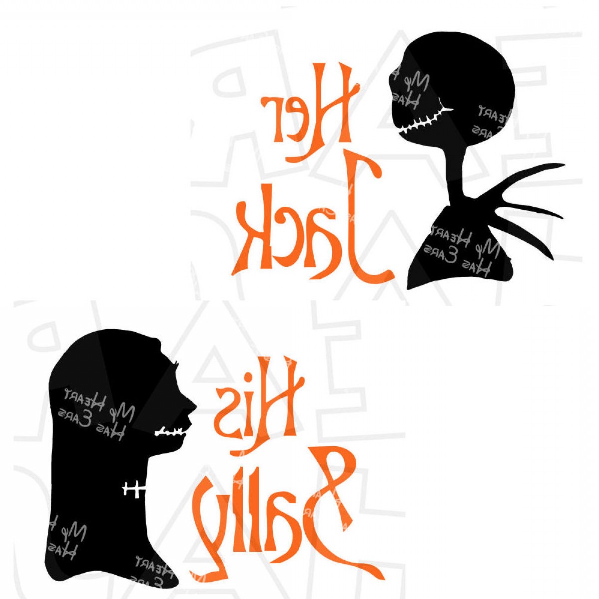 1200x1200 Jack Skellington Face Vector Catchsplace