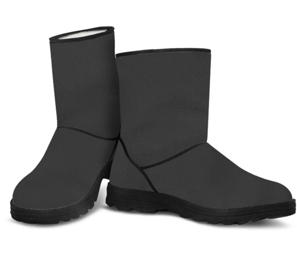 960x816 Jack Skellington Vector Art Women's Suede Faux Fur Boots In Gray