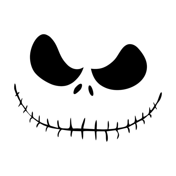 690x690 Jack Skellington Nightmare Face Graphics