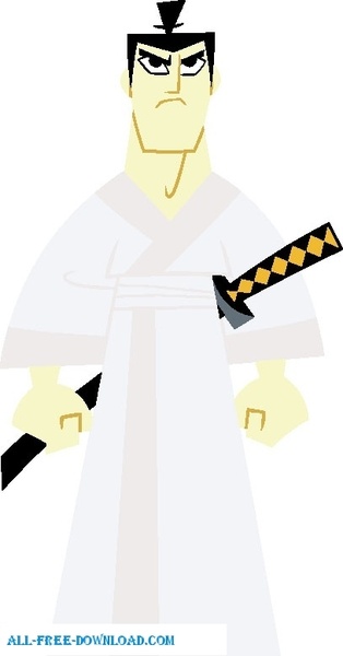 314x600 Samurai Jack Free Vector In Encapsulated Postscript