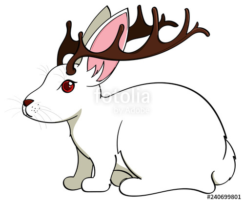 500x414 Jackalope Stock Image And Royalty Free Vector On Fotolia