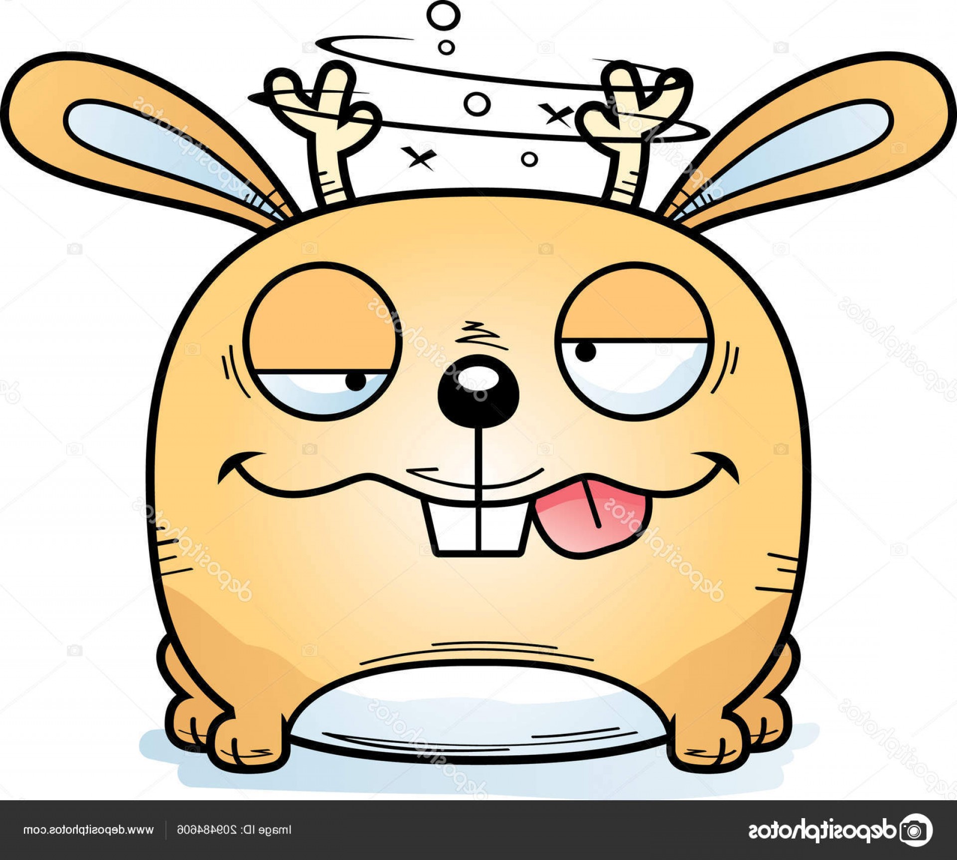 1920x1726 Stock Illustration Cartoon Illustration Baby Jackalope Goofy