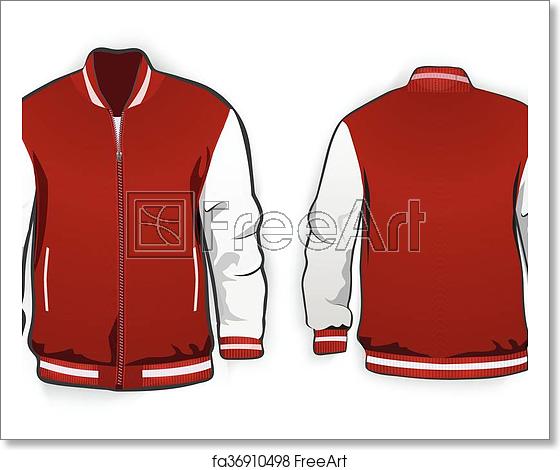560x470 Free Art Print Of Sports Or Varsity Jacket Template Sports