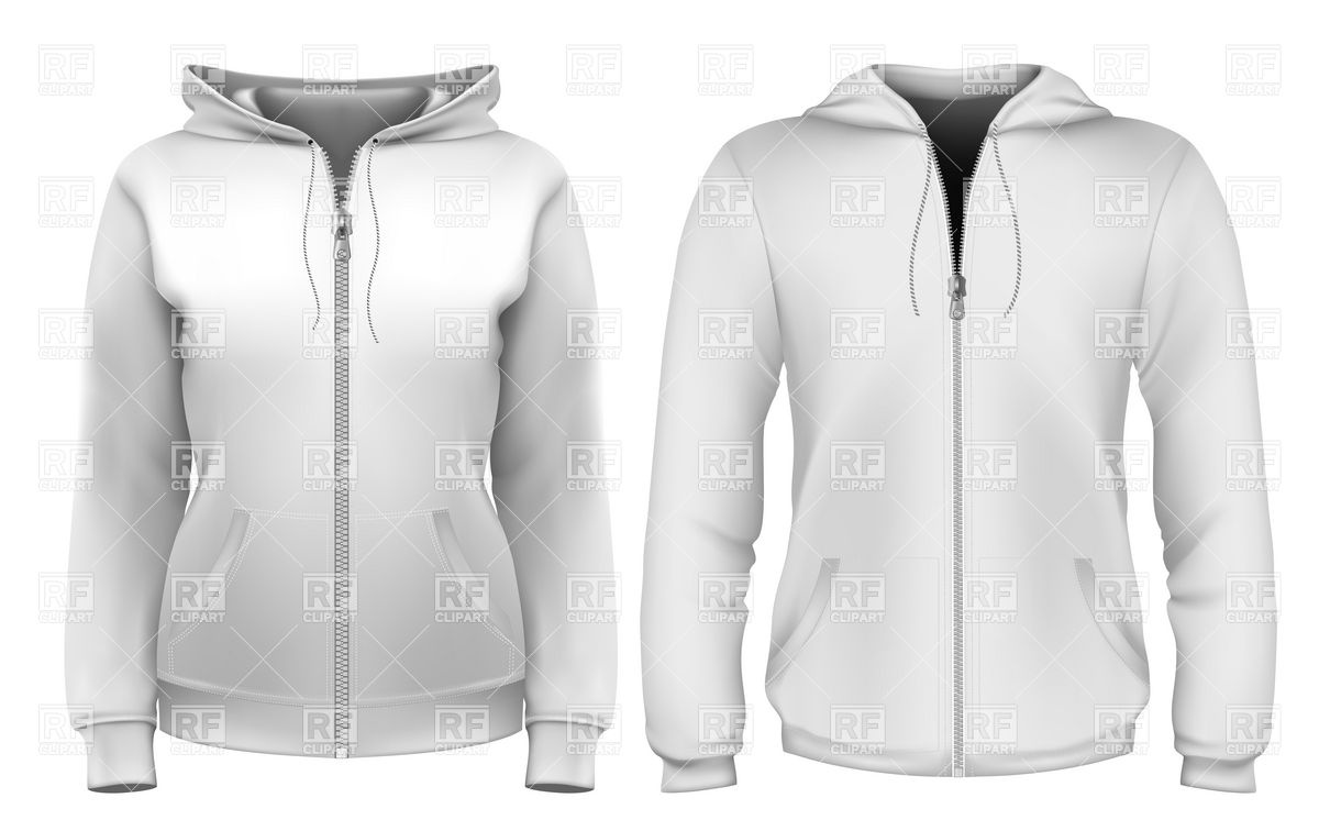 1200x756 Men Or Women Hoodie Jacket Blank Template Vector Image Of Beauty