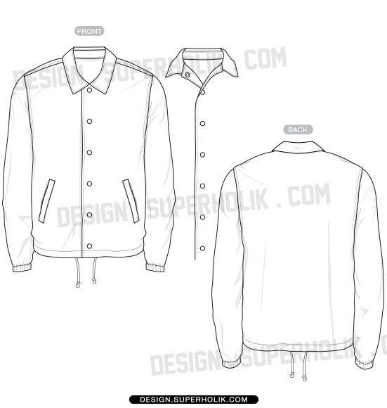 Coaches Jacket Template Fool Fashion Design Template, Fashion 551x580 Coaches Jacket Template Fool Fashion Design Template, Fashion