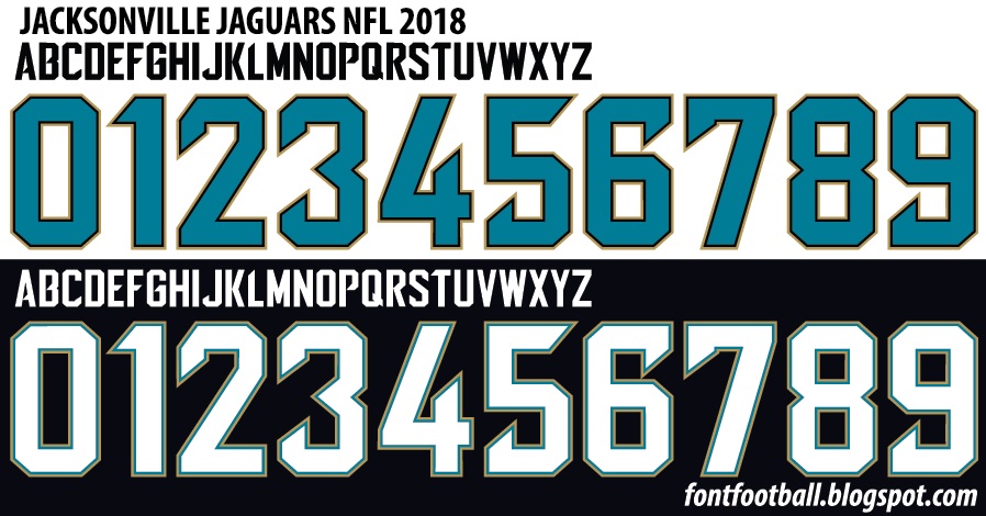 898x470 Font Football Font Vector Jacksonville Jaguars Nfl Kit