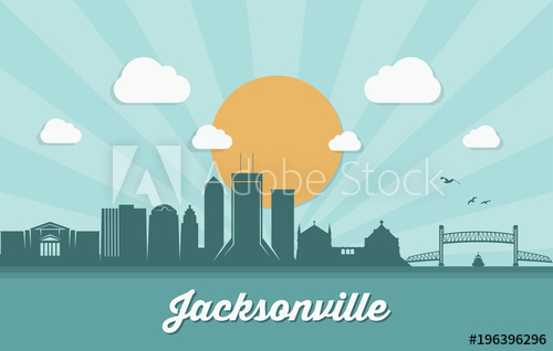 500x318 Jacksonville Skyline, Florida