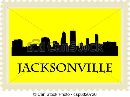 450x336 Jacksonville Skyline Clipart Vector Graphics Jacksonville